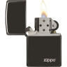 Zippo Classic 24756ZL — чёрная зажигалка с цветным декором